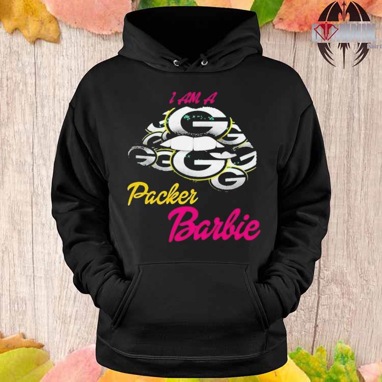 Official lip green bay packers x barbie i am a packer 2023 shirt