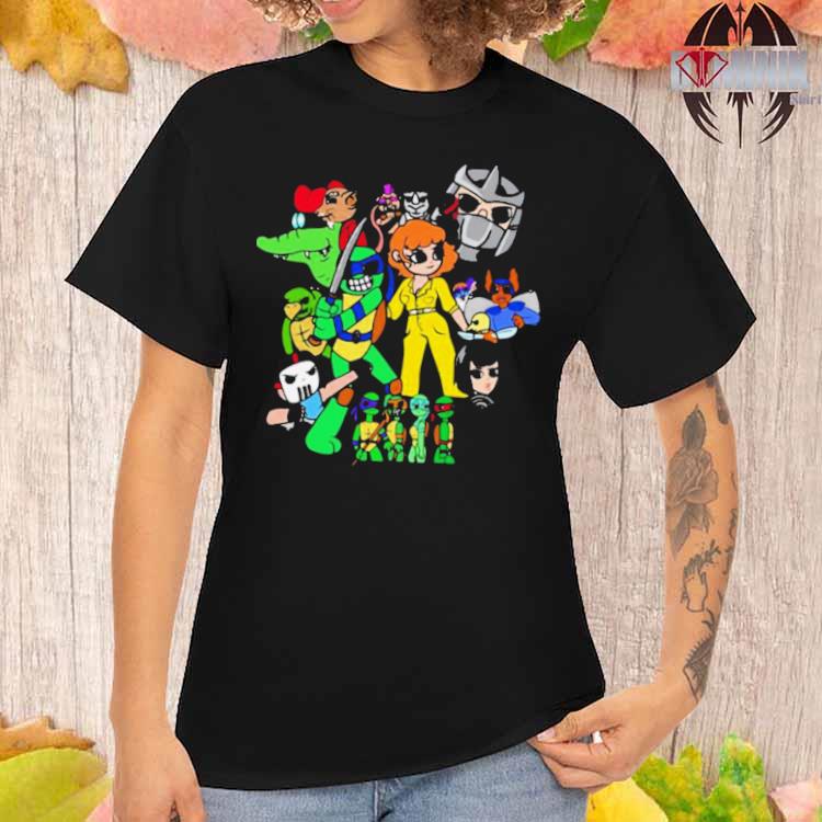 Official Mutant turtles vs the world tmnt art design T-shirt, hoodie, tank  top, sweater and long sleeve t-shirt