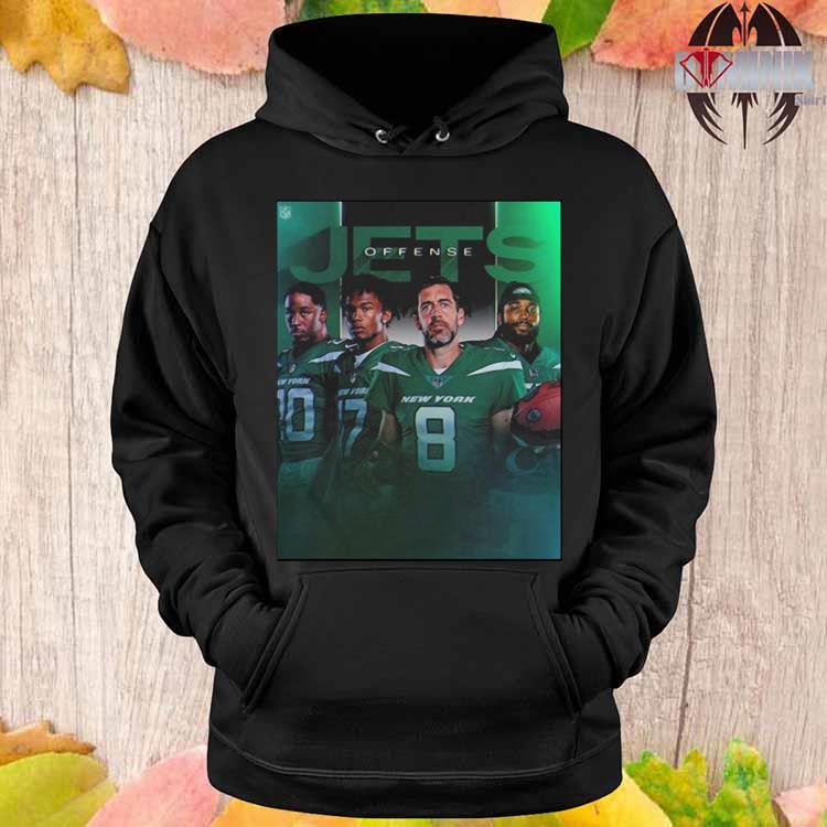 Official New york jets offense aaron rodgers dalvin cook T-shirt, hoodie,  tank top, sweater and long sleeve t-shirt