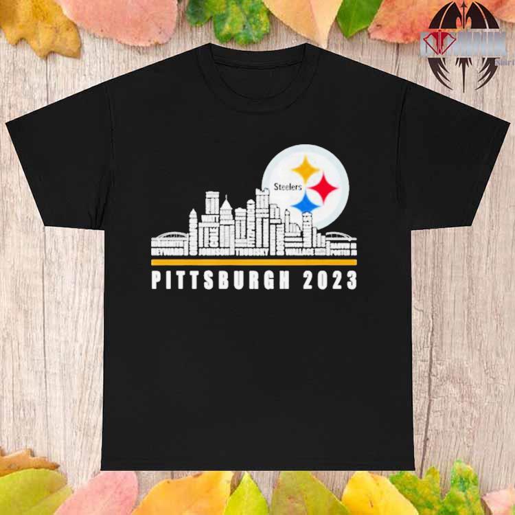 Pittsburgh Steelers Players Names City Skyline 2023 Season Shirt, hoodie,  longsleeve, sweatshirt, v-neck tee