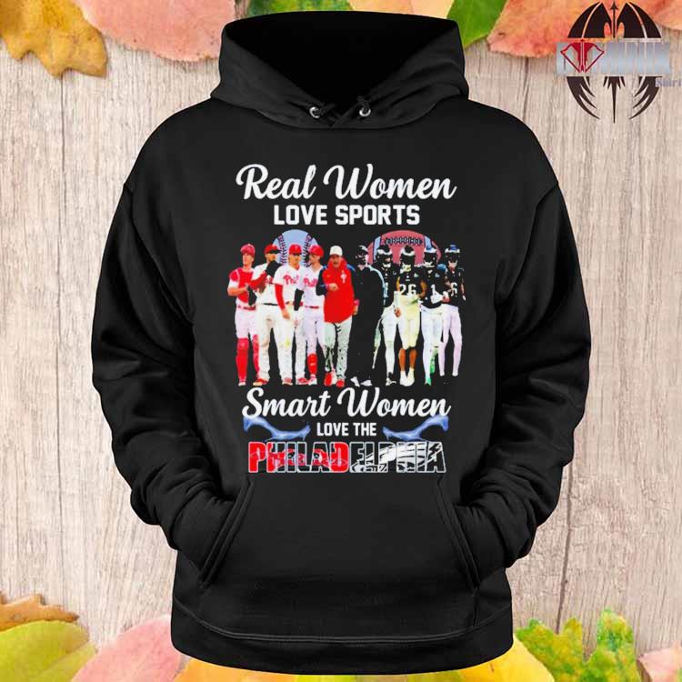 Just a women who love her Philadelphia Eagles and Phillies shirt, hoodie,  sweater, long sleeve and tank top