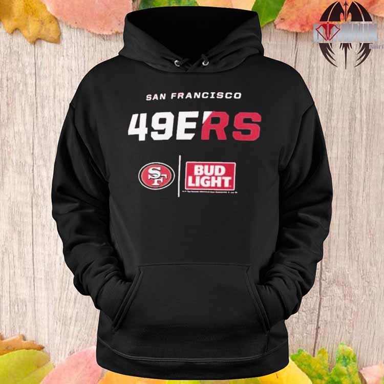 Official San francisco 49ers NFL x bud light T-shirt, hoodie, tank