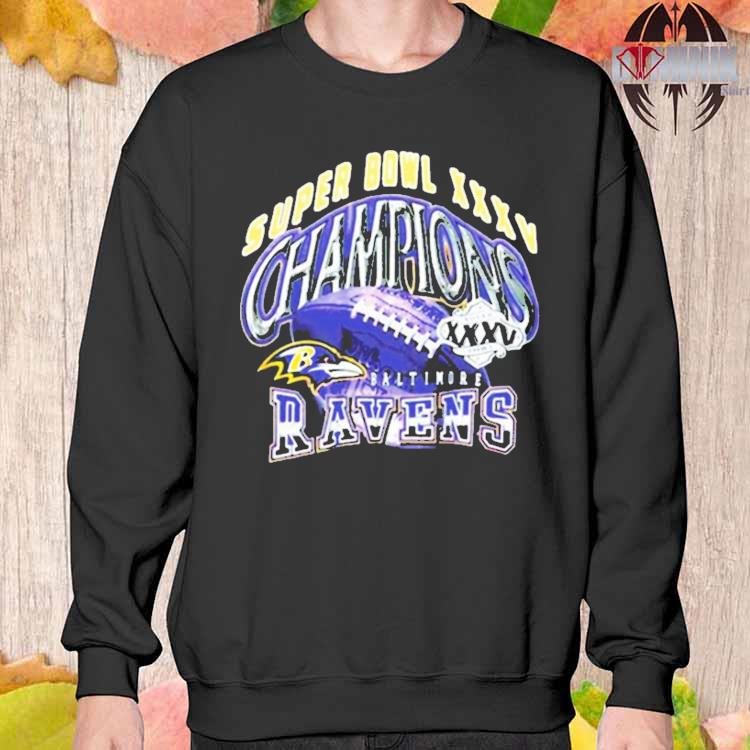 Official Super bowl xxxv champions baltimore ravens T-shirt