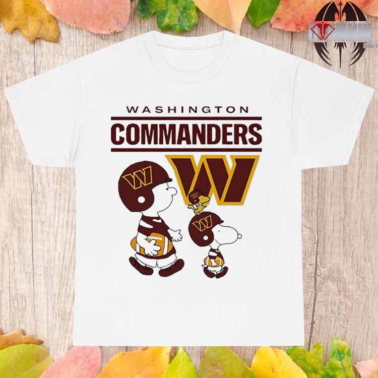 Official Washington Commanders Snoopy Charlie Brown Shirt - Limotees