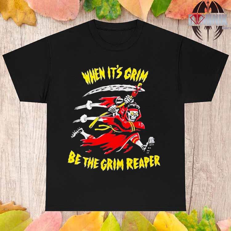 Official When it grim be the grim reaper Kansas city Chiefs 2023 T-shirt,  hoodie, tank top, sweater and long sleeve t-shirt