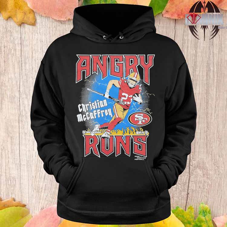 Angry Runs 49ers Christian McCaffrey Shirt, hoodie, longsleeve, sweater