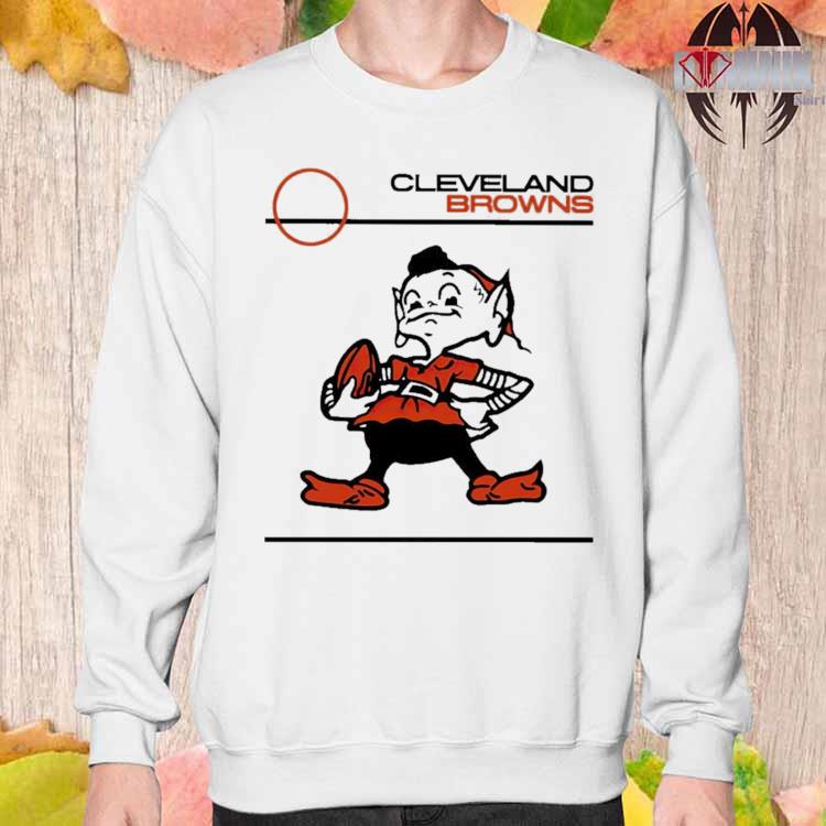 Brownie Elf, Cleveland Browns Football Long Sleeve Shirt