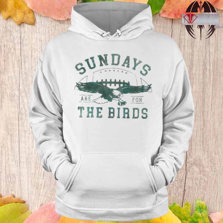 Eagles Kelly Green Hoodie Sweatshirt T Shirt Double Sided Sundays