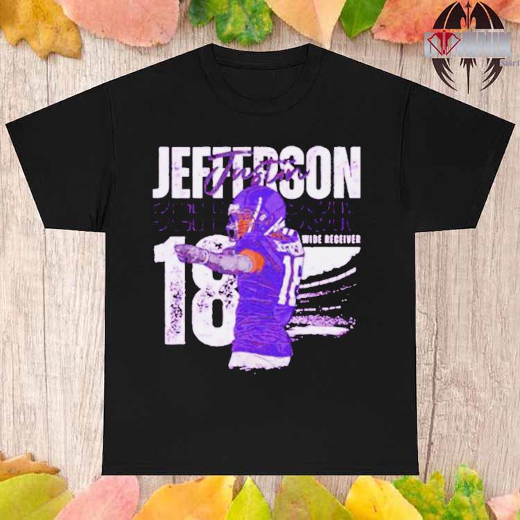 Official Justin jefferson Minnesota player Football T-shirt, hoodie, tank  top, sweater and long sleeve t-shirt