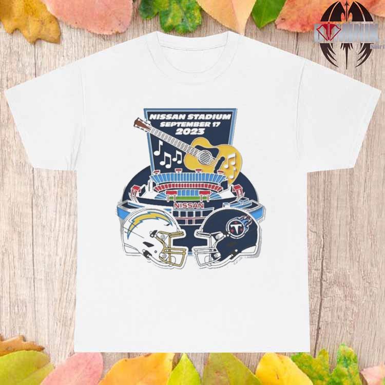 Los Angeles Chargers Vs Tennessee Titans Game Day Nissan Stadium September  17 2023 Shirt - Peanutstee