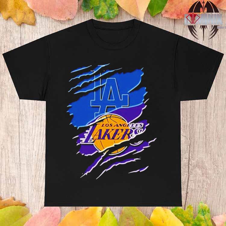 Official Los angeles Dodgers and los angeles Lakers 2023 T-shirt