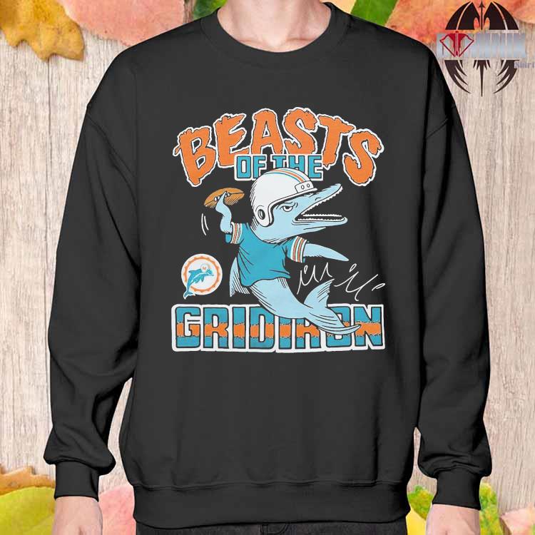 Official miami Dolphins Beasts Of The Gridiron T-Shirts, hoodie, tank top,  sweater and long sleeve t-shirt