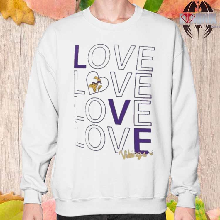 Official Minnesota Vikings G-III Love Graphic Shirt, hoodie, sweater, long  sleeve and tank top