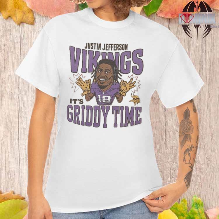 Minnesota Vikings Justin Jefferson Griddy Gang Shirt - Peanutstee