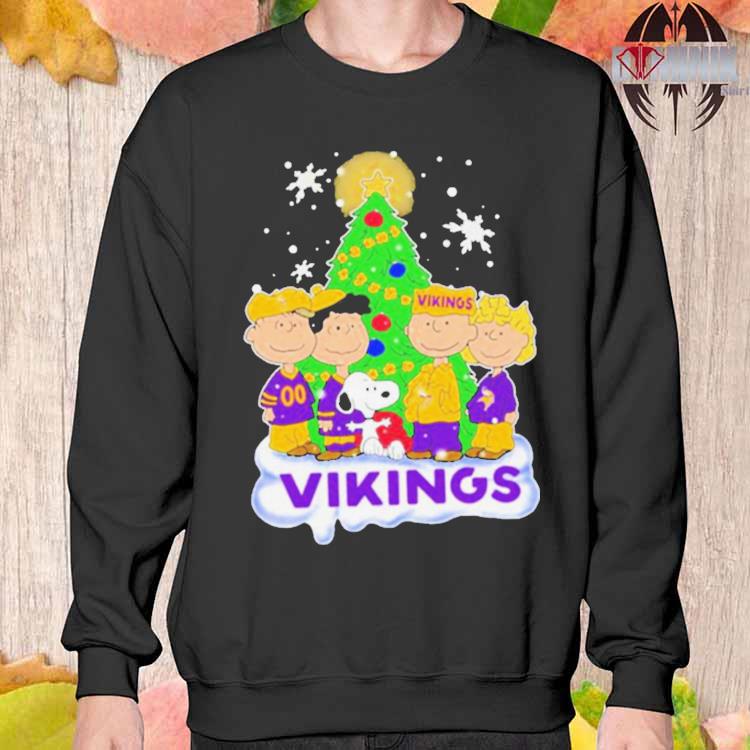 Minnesota Vikings The Peanuts Christmas Tree Sweatshirt - Peanutstee