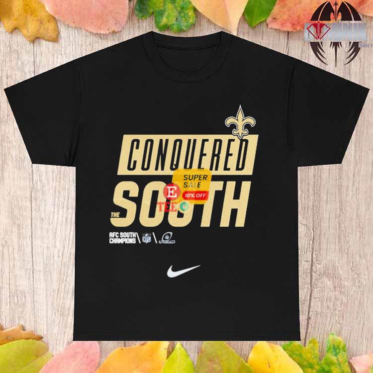 New Orleans Saints Conquered The South Nfl 2023 Playoff Shirt - Peanutstee