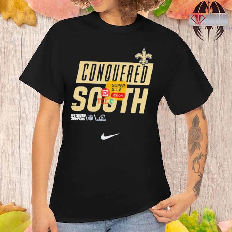 New Orleans Saints Conquered The South Nfl 2023 Playoff Shirt