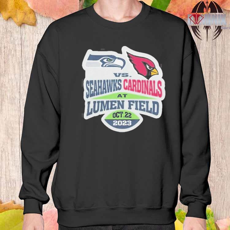 Official Seattle Seahawks Vs Arizona Cardinals At Lumen Field October 22  2023 Shop Merch Hoodie