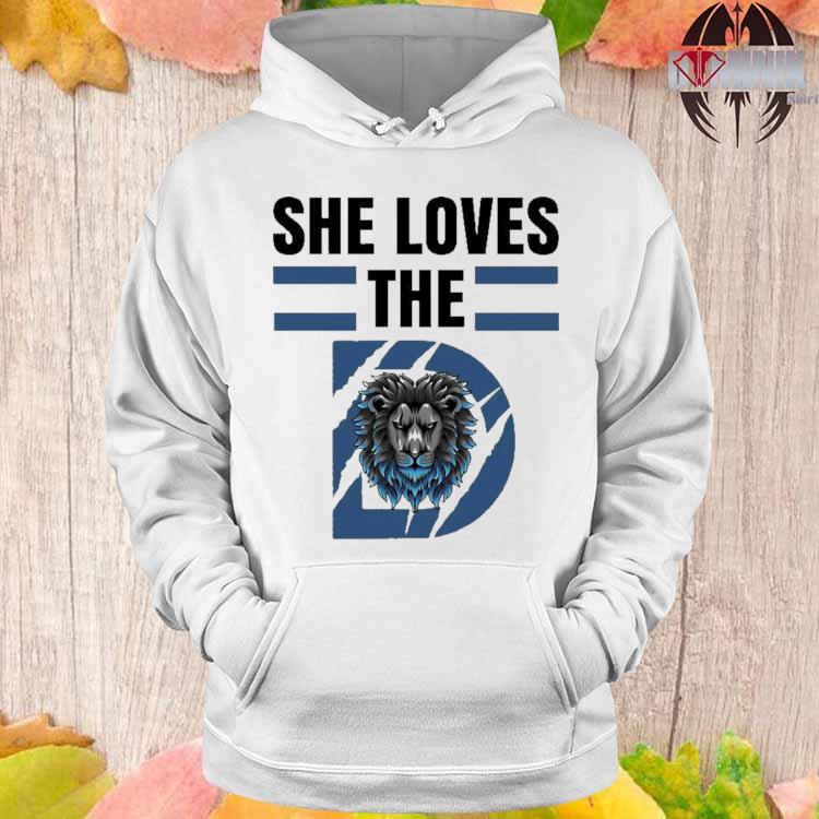 Women's Concepts Sport Royal Detroit Lions Mainstream Hooded Long Sleeve  V-Neck Top