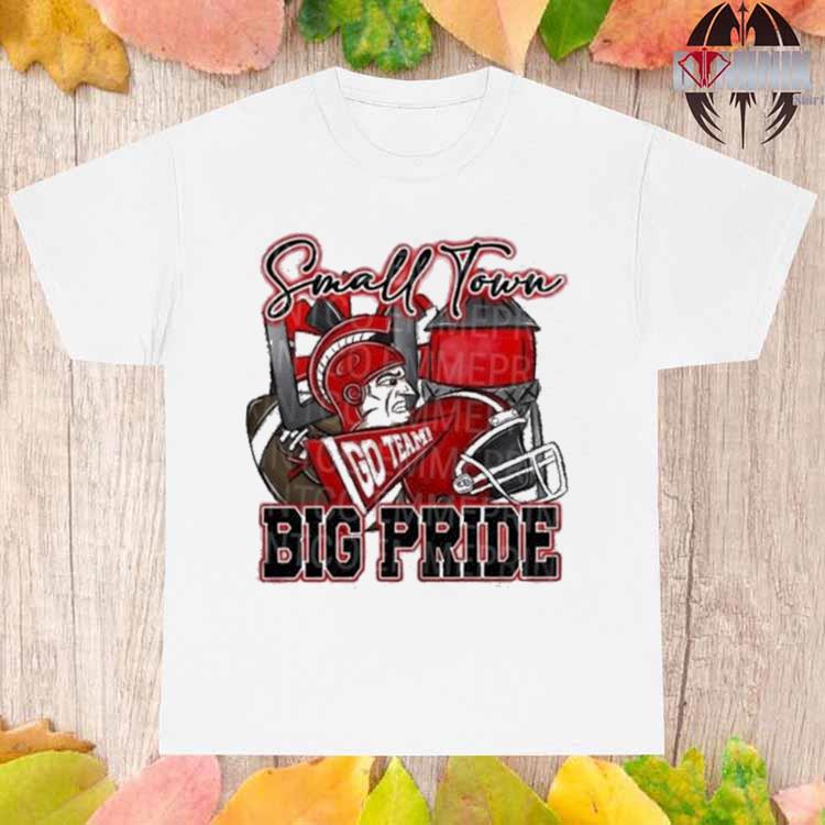 Official Small town big pride trojans Titans Football sublimation T-shirt,  hoodie, sweater, long sleeve and tank top