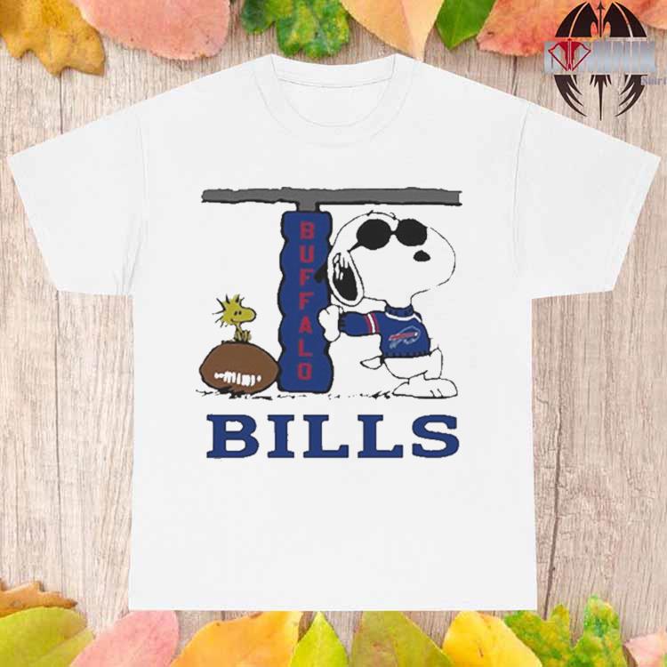 The Buffalo Bills Joe Cool And Woodstock Snoopy Mashup Youth Sweatshirt 