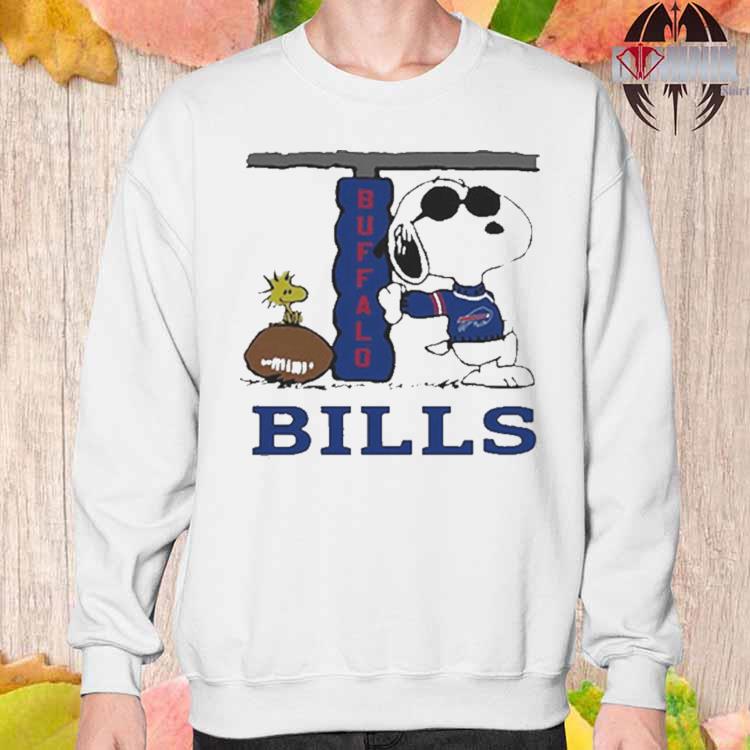 The Buffalo Bills Joe Cool And Woodstock Snoopy Mashup Youth Sweatshirt 