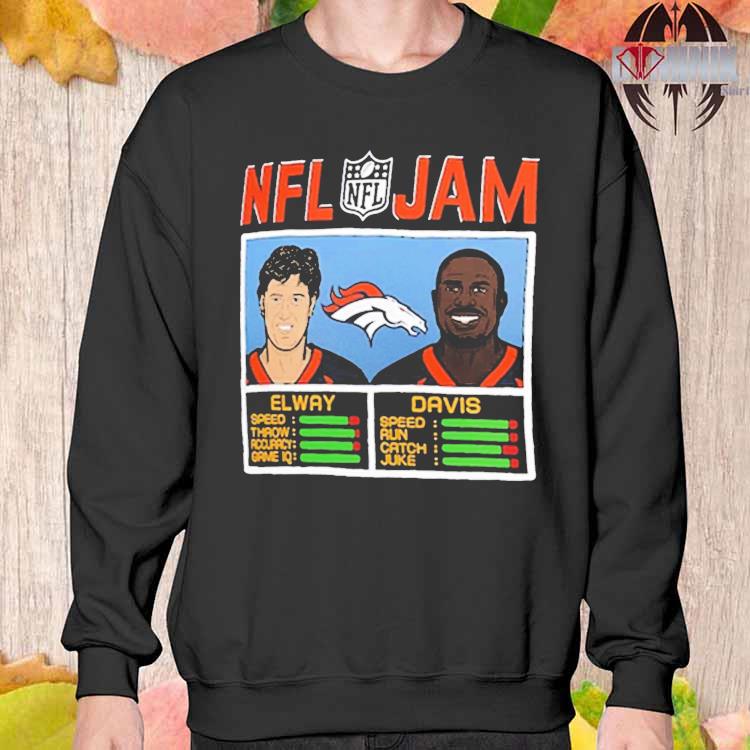 NFL Jam Denver Broncos John Elway And Terrell Davis Shirt, hoodie