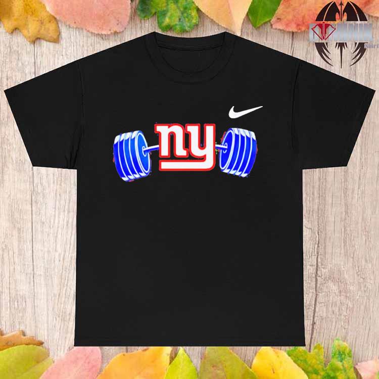 Official official New york giants ny barbell T-shirt, hoodie, tank top,  sweater and long sleeve t-shirt