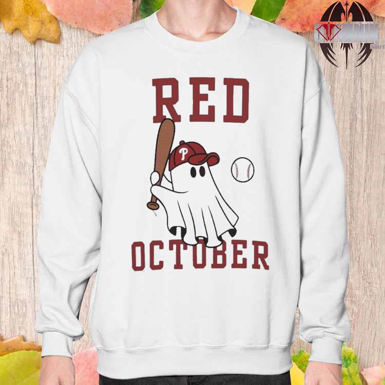 Phillies Philly Red October Cute Ghost shirt