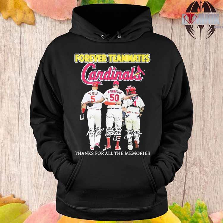 Official forever Teammates St Louis Cardinals Thanks For All The Memories  Shirt, hoodie, sweater, long sleeve and tank top