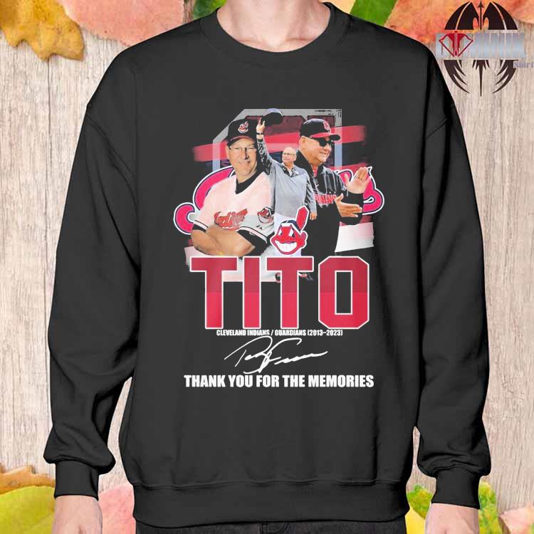 Tito Cleveland Indians Guardians 2013 – 2023 Thank You For The Memories  Shirt