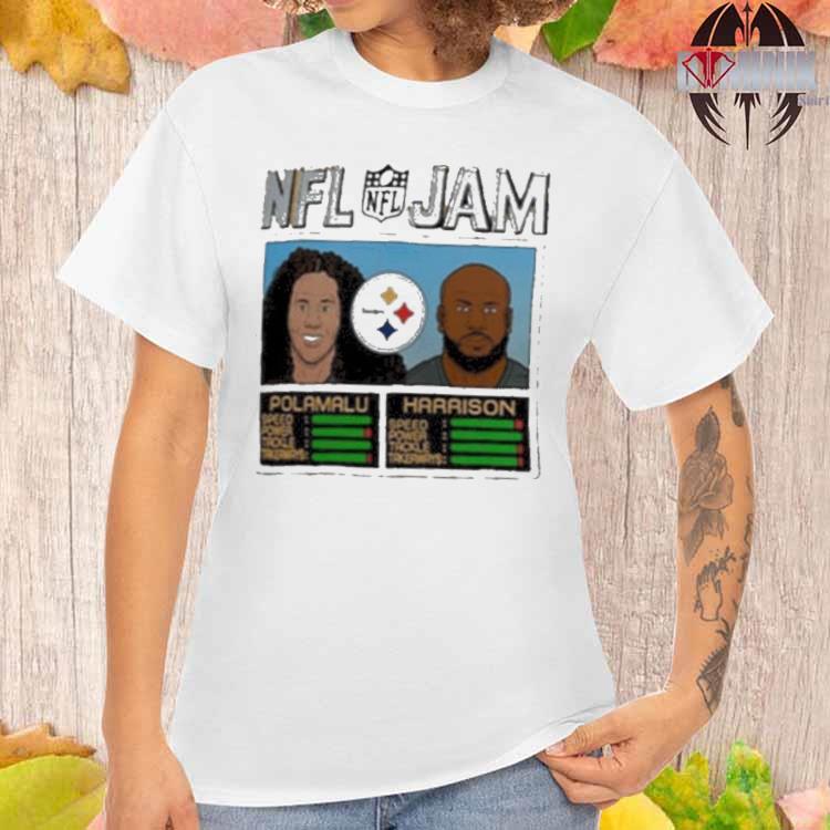 Original Troy Polamalu And James Harrison Pittsburgh Steelers Homage Nfl  Retired Jam Tri-blend T-shirt,Sweater, Hoodie, And Long Sleeved, Ladies,  Tank Top